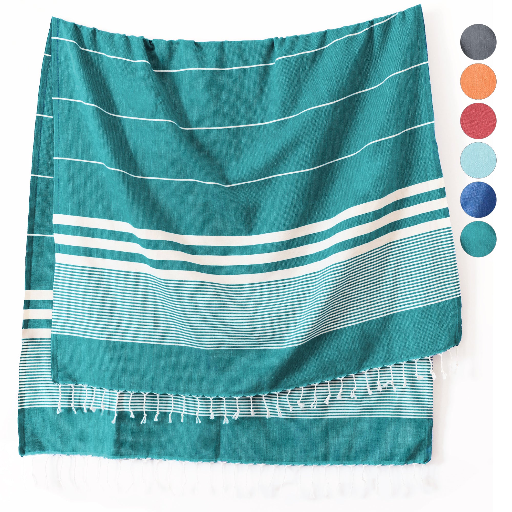 SunSpun Turkish Beach Towel (Green)