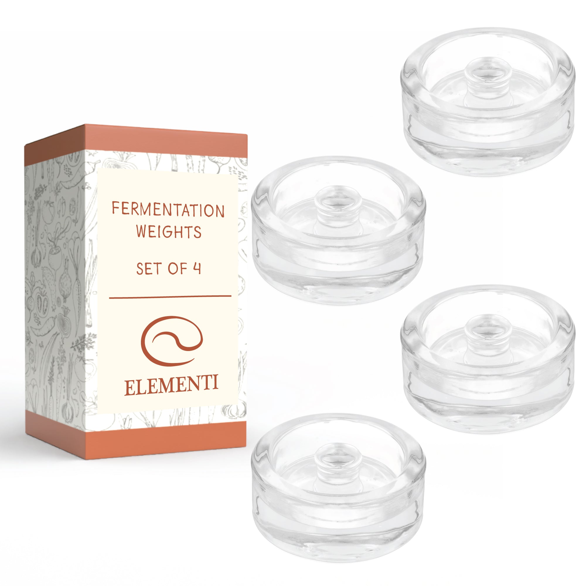 Fermentation Weights - Easy Grip Set of 4