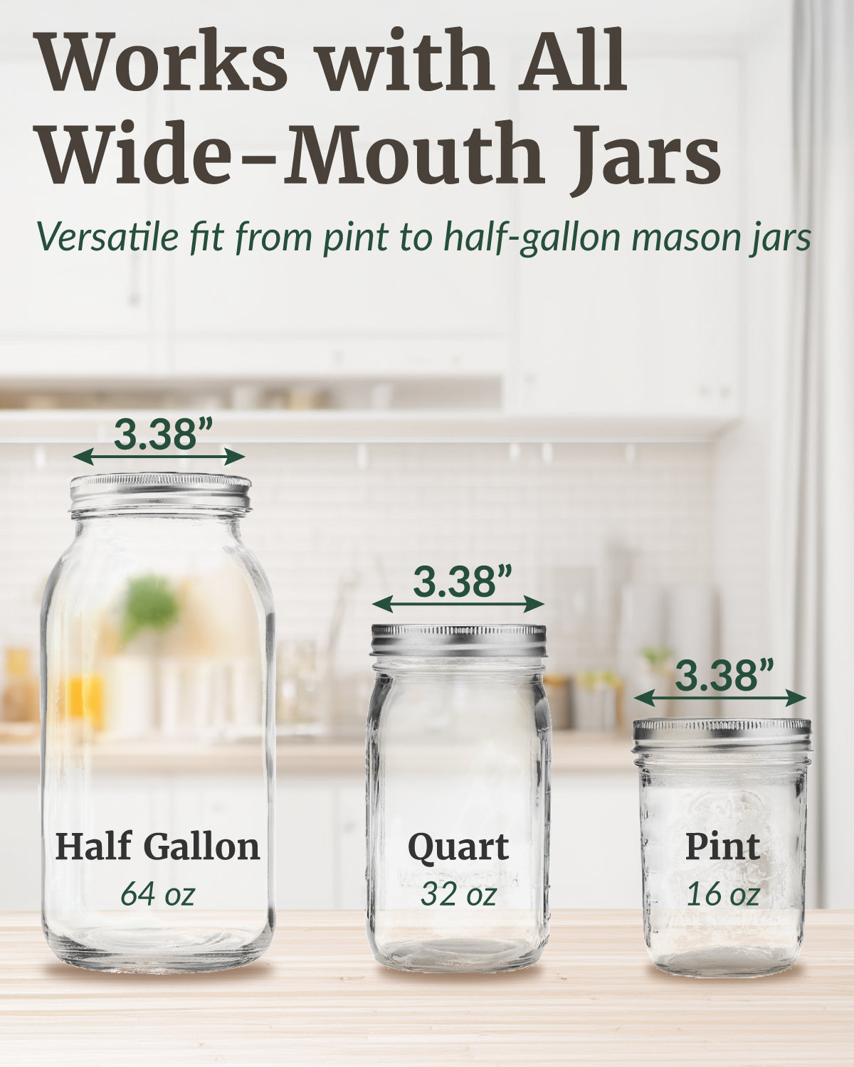 Elementi Fermentation Weights Bar Handle Set of 4
