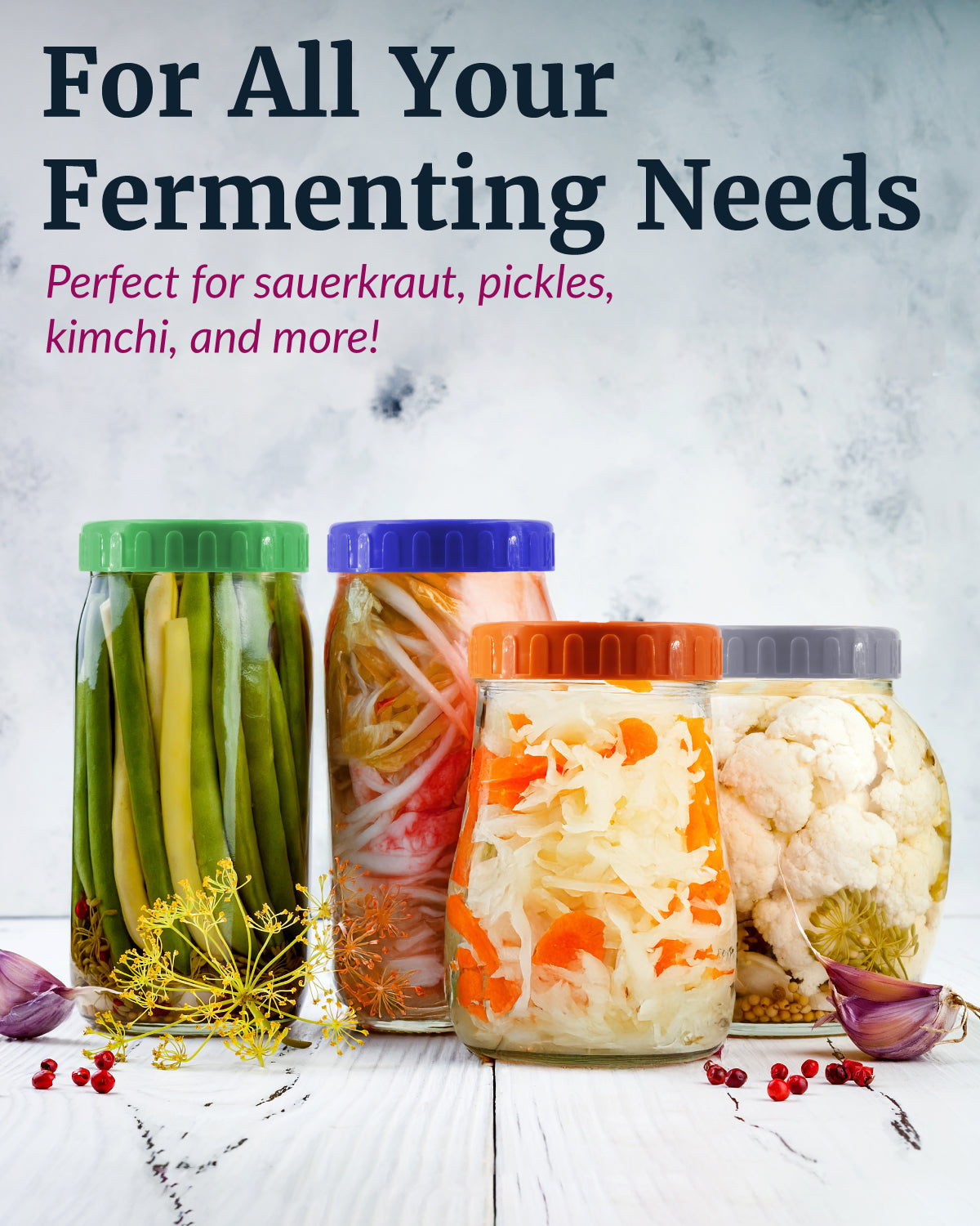 Elementi Fermentation Weights Bar Handle Set of 6