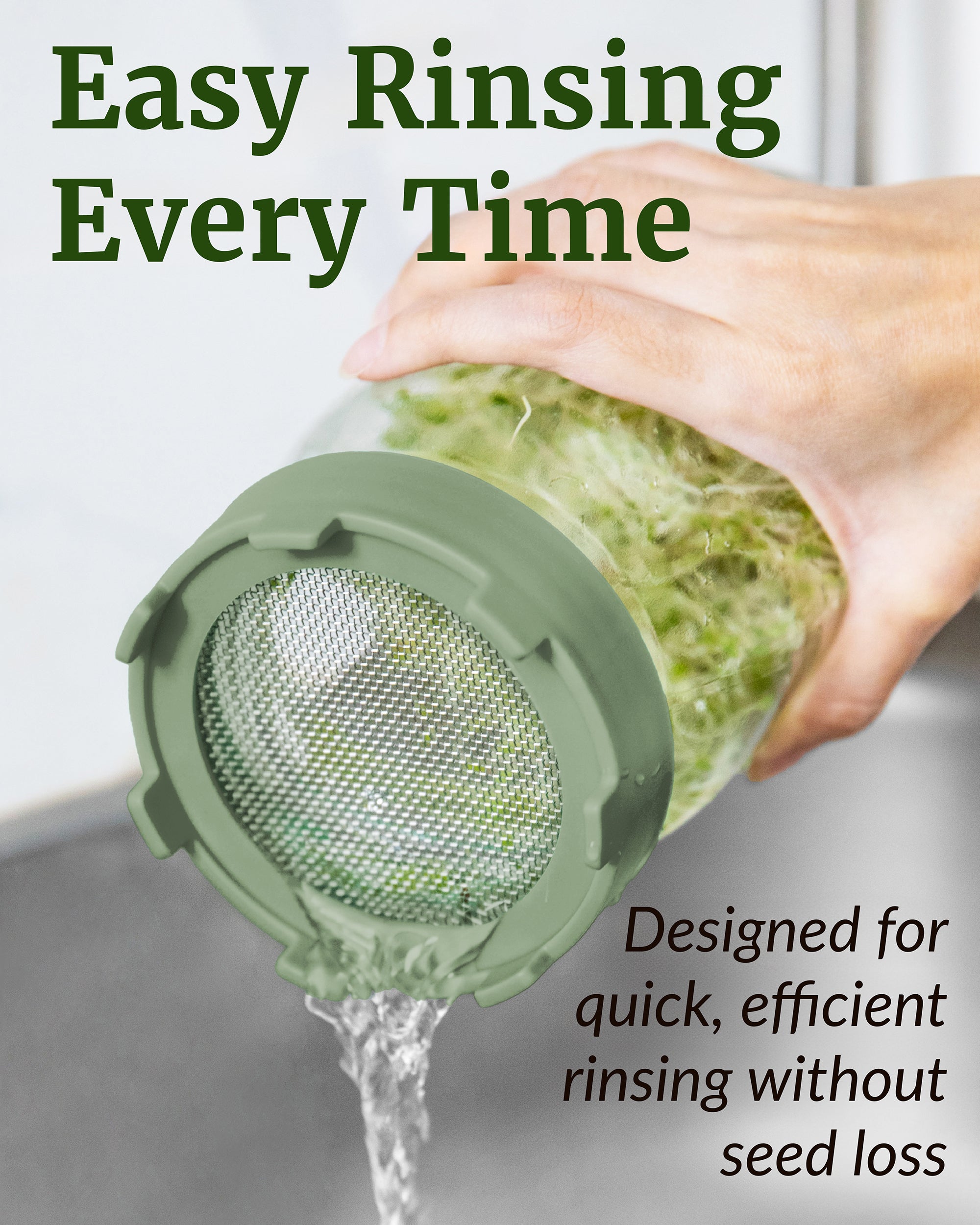 Elementi Sprouting Jar Kit - Set of 4
