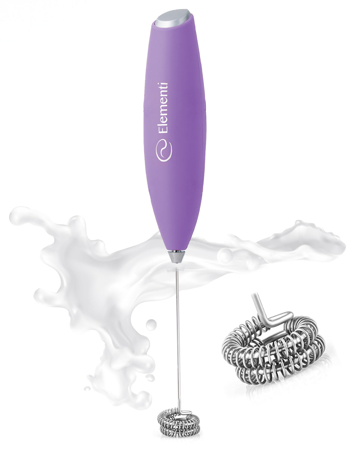 Elementi Handheld Milk Frother Double Whisk