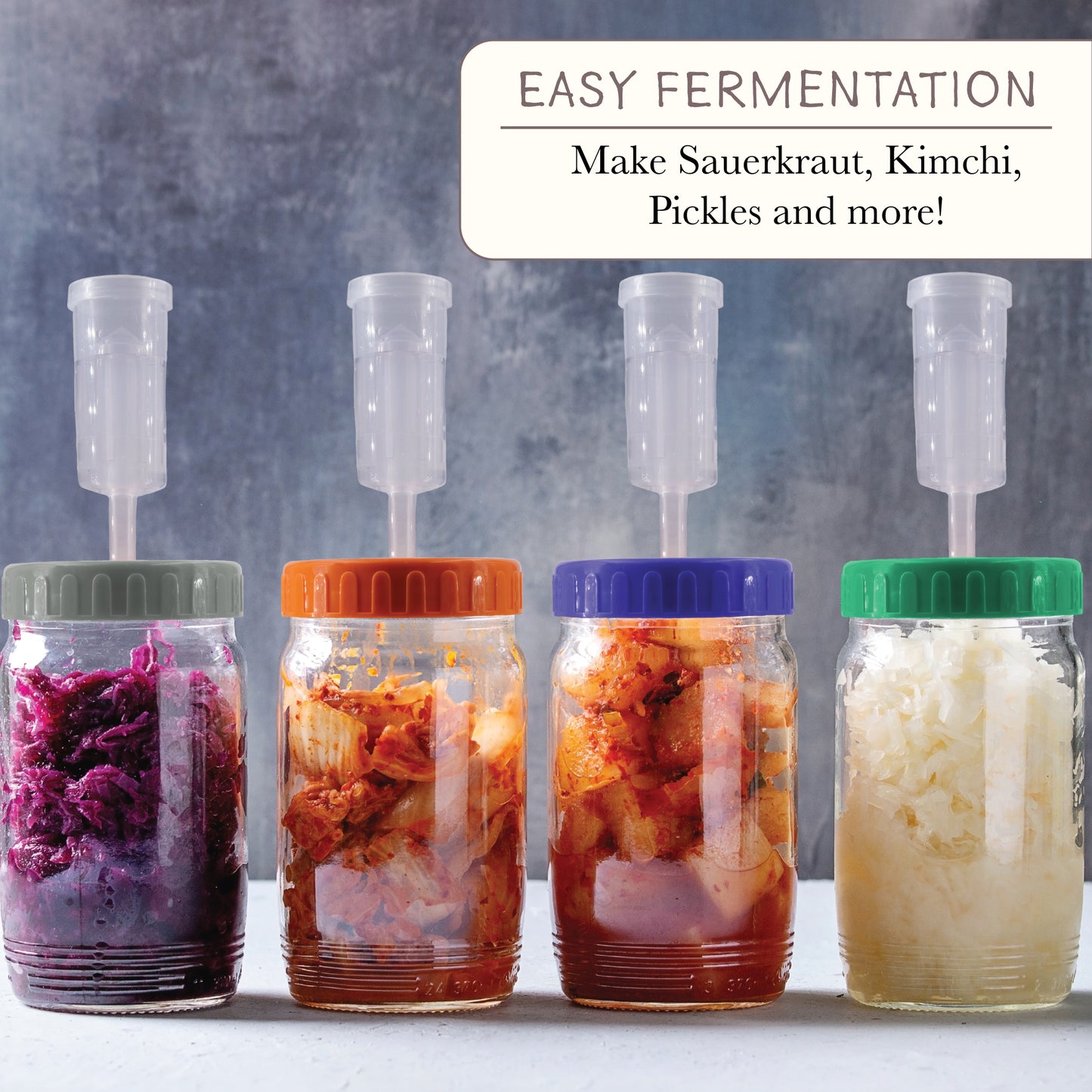 Fermentation Lids Set of 2