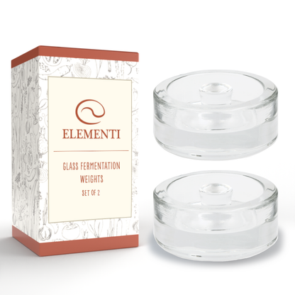 Elementi Easy Grip Fermentation Weight Set of 2