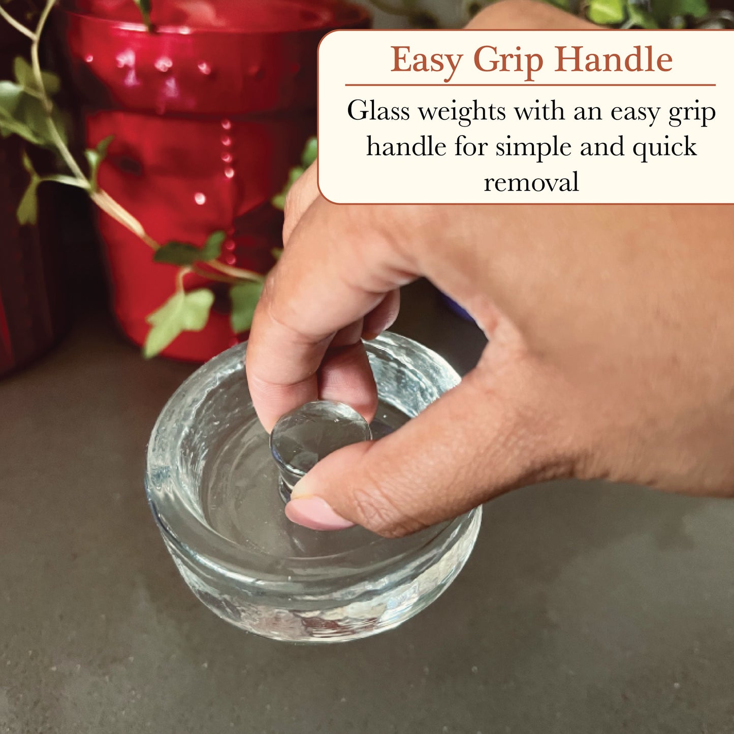 Elementi Easy Grip Fermentation Weight Set of 2