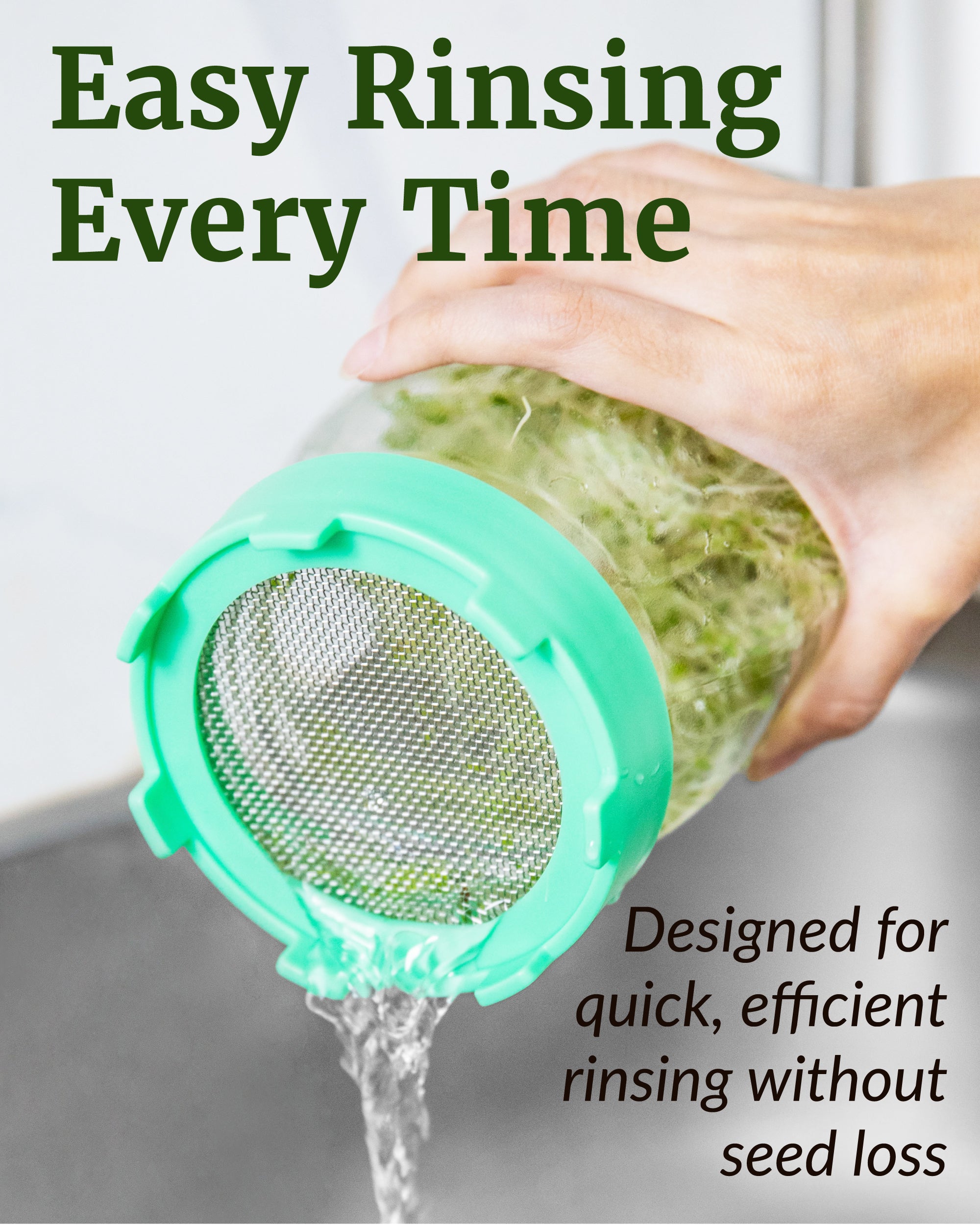 Elementi Sprouting Lids - Set of 4