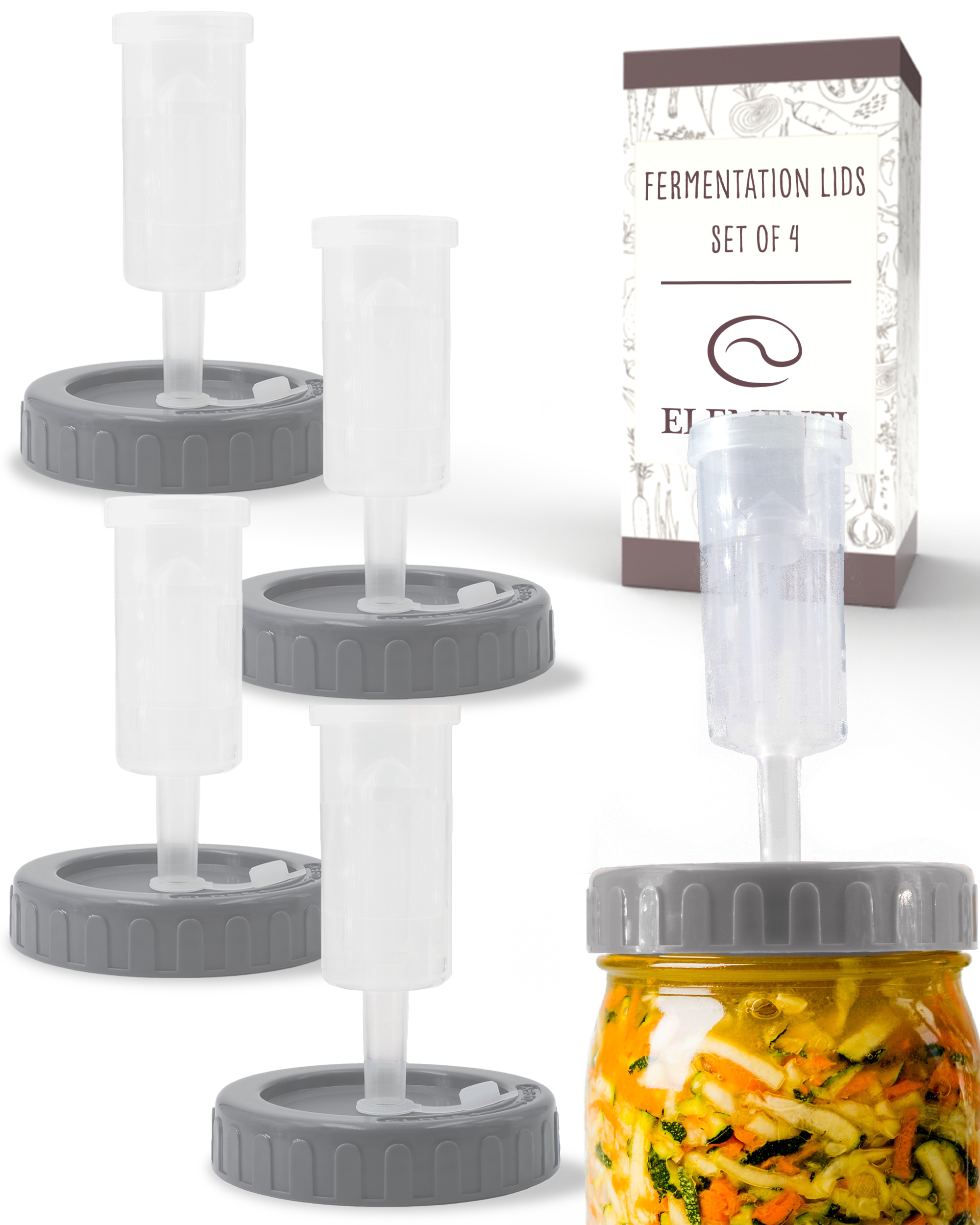Elementi Fermentation Lids