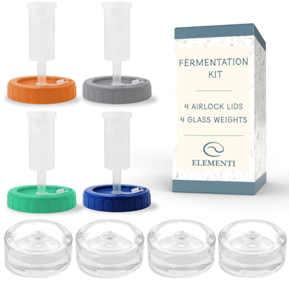 Elementi Fermentation Kit - Set of 4 Easy Grip