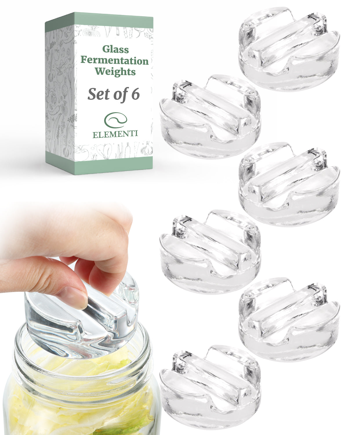 Elementi Fermentation Weights Bar Handle